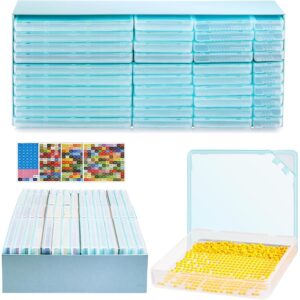 Caydo 60 PCS 钻石艺术品收纳托盘套装，带盖的2合1钻石艺术配件，钻石排列与存储用 -75%