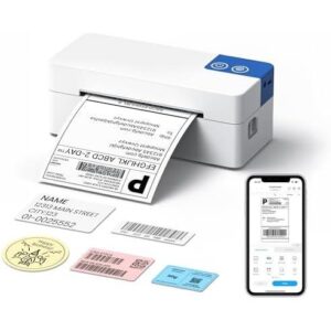 4x6寸(蓝牙/多平台)便携热敏标签打印机 63%OFF