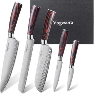 Vorgexora 5件 Chefs 厨房锋利刀具套装  -50%