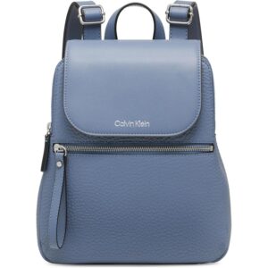 Calvin Klein Reyna 新奇Key Item 翻页背包，Flint Stone Blue，单码 -52%