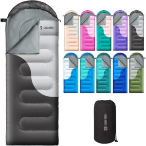 成人和儿童睡袋，轻便防水暖和天气睡袋  -50%