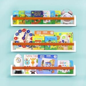 儿童卧室悬浮墙托儿书架 50%OFF