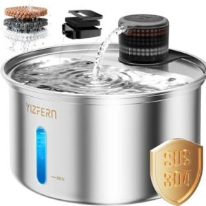 3.2L(不锈钢/双滤/静音宠物饮水机) 53%OFF