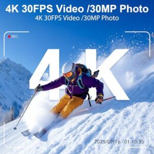 运动相机(1台/4K 30FPS/防水131英尺 50%OFF