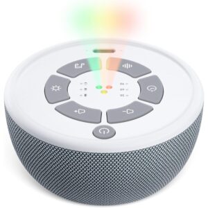 白噪音助眠仪(4-7-8呼吸引导/9种助眠音/可充电/便携) 48%OFF