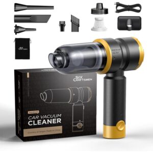 手持车载吸尘器(4合1/无线充电） 50%OFF
