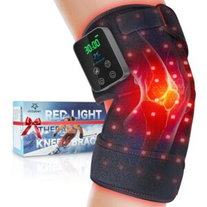 Astarexin Red Light Therapy Knee Brace Wireless Rechargeable with Pulse & Heating Modes, 660nm & 850nm Near-Infrared Light for Knee, Elbows & Shoulders Ideal for Elderly & Athletes FSA HSA Eligible -50%
