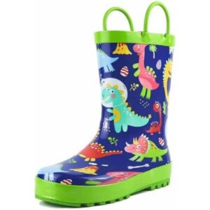 landchief幼儿雨靴(男女童通用/防水橡胶/趣味图案/易穿把手设计) 49%OFF
