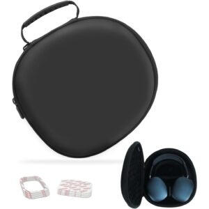 Micscrew Case for AirPods Max with Sleep Mode Support, Moisture-Control Drying Sheets & Shockproof Honeycomb Padding, Protective Travel Carrying Case for Apple Over-Ear Headphones (Black) -51%