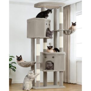 84英寸超大猫爬架(加高巨型猫塔/承重20lb+） 54%OFF
