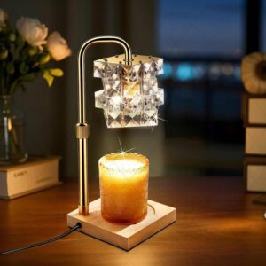 Alpharan Candle Warmer Lamp with Timer - Electric Wax Warmer for Home Desk Decor, Birthday Gifts for Women Mom Men, House Warming Gifts New Home Kitchen Office Dorm -50%