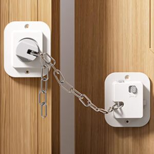 NestGuard Child Proof Door Lock with Adjustable Latch, 3M Adhesive Safety Locks for Baby & Pets, No Tools Needed 2 Pack -50%