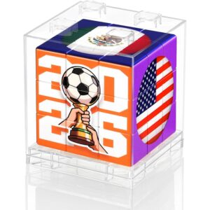 2026 World Soccer Cup Themed 3x3 Cube Puzzle, Football Sports Celebration Brain Puzzle Toy, Memorable Decor for Sport Fans -50%