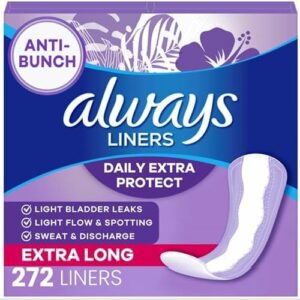 Always for Women的护垫，抗束缚保护，每日护垫  57%OFF