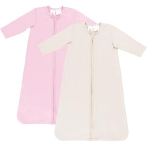 Littogoose 2件装长袖婴儿睡袋 0.5 TOG 可穿戴毯，婴儿睡袋 -35%