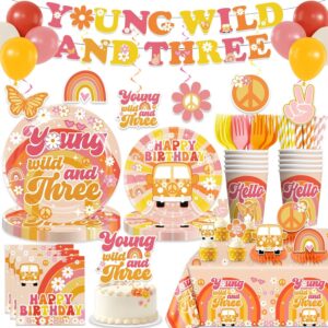 Yingoto 362件 Young Wild 和三组派对装饰餐具套装-40%