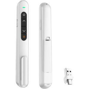 带音量控制的QUI演示点击器、2.4GHz USB无线演示遥控器  -50%