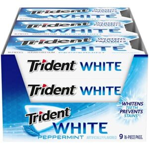 Trident/9包144片无糖薄荷胶 51%OFF