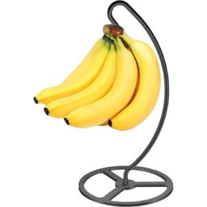 Bliocefo Banana Holder Metal Hanger Rack Stand Tree Keeper Modern Hook with Metal Base Storage and Display of Fruit for Home Kitchen Countertop Easy to Take Anywhere Doesn't Tip Over -45%