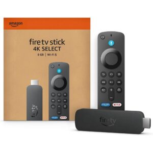 Fire TV Stick 4K Select（最新型号），开始4K流媒体，AI驱动搜索，免费直播电视，Alexa+更快找到节目-55%