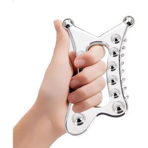 Stainless Steel Gua Sha Muscle Scraper Tool, 5 in 1 Fascia Blaster Tool, Lymphatic Drainage Massager for Self Care, Fascia Blaster for Cellulite, Trigger Point Massage Tools for Pain Relief -38%