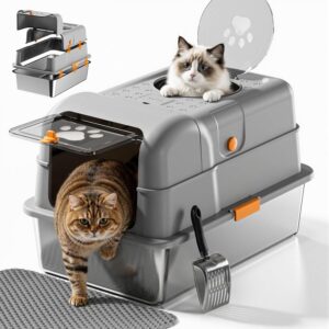 24×16×15英寸不锈钢猫砂盆 50%OFF