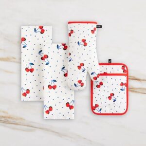 kate spade厨房毛巾4件套 48%OFF