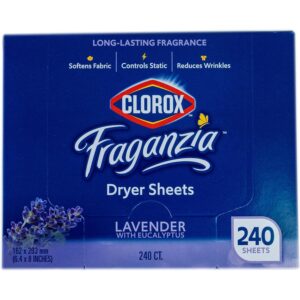 Clorox Fraganzia 柔顺剂烘干纸，防皱抗静电软化面料-39%