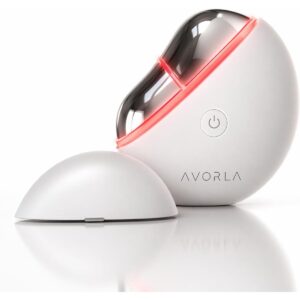 AVORLA LED 刮痧面部工具带热能与微电流，皮肤调色装置，皮肤光疗抗衰老/抗皱，面部提拉 40%