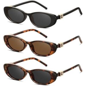 复古窄框猫眼太阳镜(90s/椭圆) 75%OFF