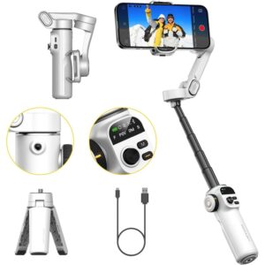 iPhone版AOCHUAN云台稳定器，带面部/物体追踪功能的手机云台用于视频录制  -50%