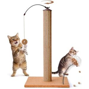 26"软木纸板混合猫抓柱 52%OFF