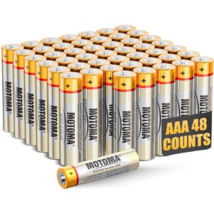 MOTOMA AAA电池 48组 1.5V 720mAh 碱性AAA电池   -40%