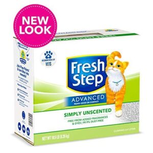 Fresh Step无香猫砂(活性炭除臭/低尘/可自动猫砂盆用/37lb=2×18.5lb) 51%OFF