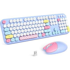 MOFII无线键鼠套装(2.4GHz/全尺寸复古打字机键盘） 50%OFF
