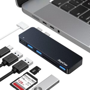 RayCue USB C 集线器适配器适用于 MacBook Pro/MacBook Air M1 M2 M3 2023 2022 2021 2020 2019 13“ 14” 15“ 16”  -50%