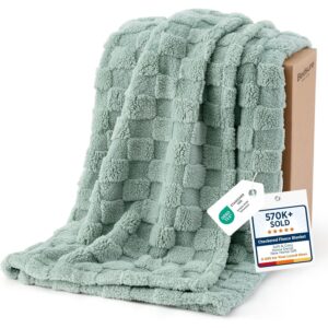 Bedsure GentleSoft鼠尾草绿色沙发毯 -67%