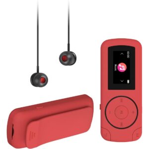 wiwoo 64GB Sport Clip on MP3 Player with Bluetooth- Superlight Mini MP3 Player with FM Radio,Recorder, MicroSD Support, Shuffle Playback for Running, Cycling, Hiking, Climbing and Yoga -50%