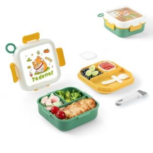 卡通双层便当盒(含叉/2层装) 69%OFF