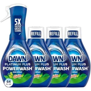Dawn 洗碗喷剂(64盎司/1套装+3补充装) 53%OFF