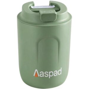 Aaspad 咖啡杯 8盎司-12盎司 标准中杯 浓缩咖啡旅行杯 不锈钢双层隔热真空保温金属杯   -50%