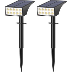 WENATY太阳能聚光灯户外防水IP65 2 Pack/Warm -53%