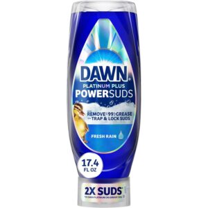 Dawn Platinum Plus PowerSuds 液体洗洁精，17.4盎司。EZ-挤压瓶 -43%