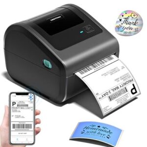 4x6蓝牙热敏打印机(兼容安卓/iPhone/TikTok) 62%OFF