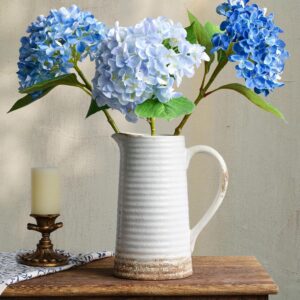 Quoowiit陶瓷乡村花瓶带手柄 46%OFF