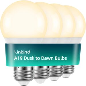 Linkind户外感应灯泡4只装 55%OFF