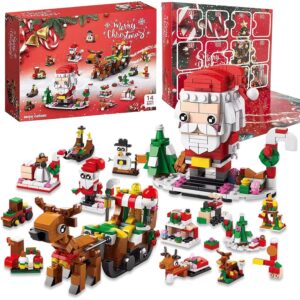 Advent Calendar 2025 Christmas Building Toy for Kids,12 Days Building Blocks Toys Holiday Countdown Calendars, 6 IN 1 Santa Claus Blocks, Stuffers for 6-12 Year Old Boys Girls Teen Gifts -50%