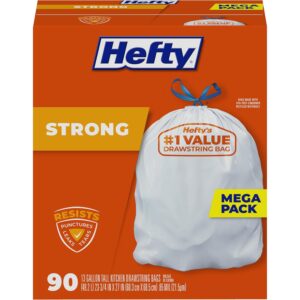 重型13加仑垃圾袋  90 Bags  -29%