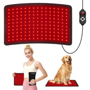Red Light Therapy for Body, 20" Large 660nm 850nm LED Near Infrared Redlight Therapy Pad Belt Wrap for Neck Knee Shoulder Back Stomach Muscle  -50%