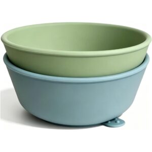 硅胶吸盘碗(10oz深碗/2只装/可微波洗碗机） 50%OFF